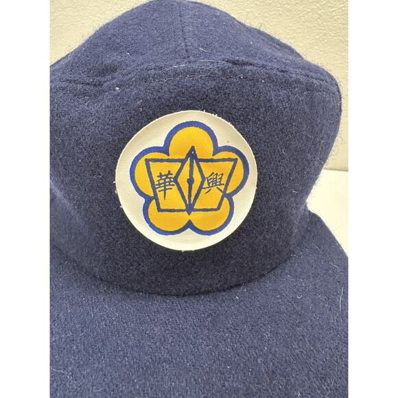 GS Eagle Hat Unknown Logo BLUE Vintage Adjustable Cap - Picture 2 of 9